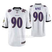 Camiseta NFL Game Hombre Baltimore Ravens Pernell Mcphee Blanco