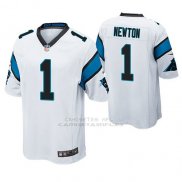 Camiseta NFL Game Hombre Carolina Panthers Cam Newton Blanco