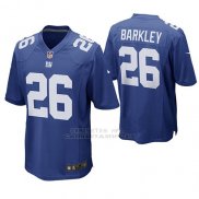 Camiseta NFL Game Hombre New York Giants Saquon Barkley Azul
