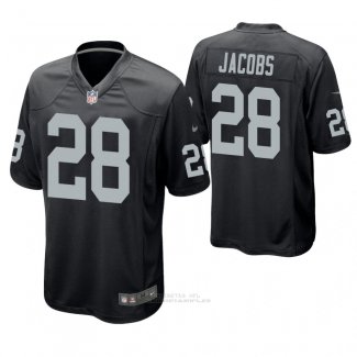 Camiseta NFL Game Hombre Oakland Raiders Josh Jacobs Negro