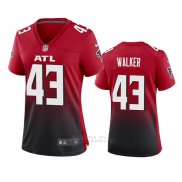 Camiseta NFL Game Mujer Atlanta Falcons Mykal Walker Alterno Rojo