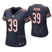 Camiseta NFL Game Mujer Chicago Bears Eddie Jackson Azul