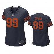 Camiseta NFL Game Mujer Chicago Bears Trevis Gipson Throwback Azul