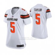Camiseta NFL Game Mujer Cleveland Browns Tyrod Taylor Blanco