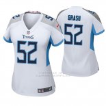 Camiseta NFL Game Mujer Tennessee Titans Hronis Grasu Blanco