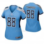 Camiseta NFL Game Mujer Tennessee Titans Keith Towbridge Azul Luminoso