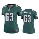 Camiseta NFL Legend Mujer Philadelphia Eagles Jack Driscoll Verde