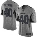 Camiseta NFL Limited Hombre Arizona Cardinals 40 Pat Tillman Gris Stitched Gridiron