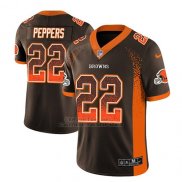 Camiseta NFL Limited Hombre Cleveland Browns Jabrill Peppers Marron 2018 Drift Fashion Color Rush