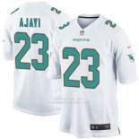 Camiseta NFL Limited Hombre Miami Dolphins 23 Jay Ajayi Game Blanco