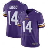 Camiseta NFL Limited Hombre Minnesota Vikings 14 Diggs Violeta