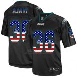 Camiseta NFL Limited Hombre Philadelphia Eagles 36 Jay Ajayi Verde Stitched Drift Fashion