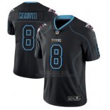 Camiseta NFL Limited Hombre Tennessee Titans Marcus Mariota Negro Color Rush 2018 Lights Out