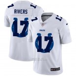 Camiseta NFL Limited Indianapolis Colts Rivers Logo Dual Overlap Blanco