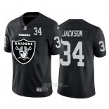 Camiseta NFL Limited Las Vegas Raiders Jackson Big Logo Number Negro