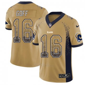 Camiseta NFL Limited Los Angeles Rams Goff Rush Drift Fashion Oro