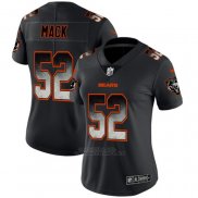 Camiseta NFL Limited Mujer Chicago Bears Mack Smoke Fashion Negro