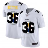 Camiseta NFL Limited Pittsburgh Steelers Bettis Logo Dual Overlap Blanco