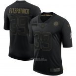 Camiseta NFL Limited Pittsburgh Steelers Fitzpatrick 2020 Salute To Service Negro