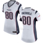 Camiseta New England Patriots Amendola Blanco Nike Game NFL Mujer