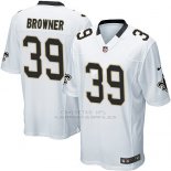 Camiseta New Orleans Saints Browner Blanco Nike Game NFL Hombre