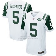 Camiseta New York Jets Hackenberg Blanco Nike Elite NFL Hombre