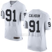 Camiseta Oakland Raiders Calhoun Blanco Nike Elite NFL Hombre