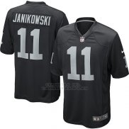 Camiseta Oakland Raiders Janikowski Negro Nike Game NFL Nino