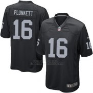 Camiseta Oakland Raiders Plunkett Negro Nike Game NFL Hombre