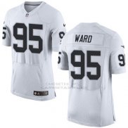 Camiseta Oakland Raiders Ward Blanco Nike Elite NFL Hombre
