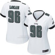 Camiseta Philadelphia Eagles Logan Blanco Nike Game NFL Mujer