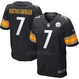 Camiseta Pittsburgh Steelers Roethlisberger Negro Nike Elite NFL Hombre