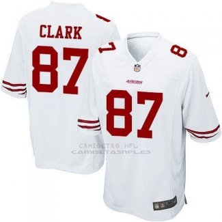 Camiseta San Francisco 49ers Clark Blanco Nike Game NFL Nino