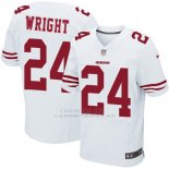Camiseta San Francisco 49ers Wright Blanco Nike Elite NFL Hombre