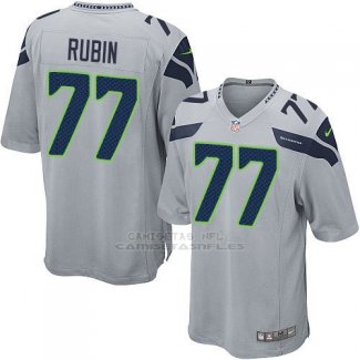 Camiseta Seattle Seahawks Rubin Gris Nike Game NFL Hombre