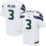 Camiseta Seattle Seahawks Wilson Blanco Nike Elite NFL Hombre