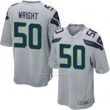 Camiseta Seattle Seahawks Wright Gris Nike Game NFL Nino