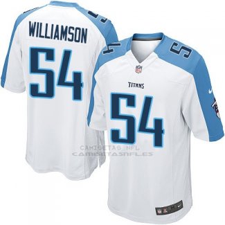 Camiseta Tennessee Titans Williamson Blanco Nike Game NFL Nino