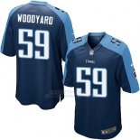Camiseta Tennessee Titans Woodyard Azul Oscuro Nike Game NFL Hombre