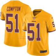 Camiseta Washington Commanders Compton Amarillo Nike Legend NFL Hombre