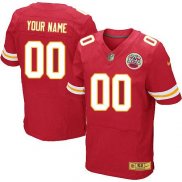 Camiseta Kansas City Chiefs Rojo Nike Gold Elite NFL Hombre