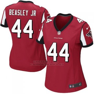 Camiseta Atlanta Falcons Beasley Jr Nike Game NFL Rojo Mujer