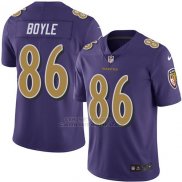 Camiseta Baltimore Ravens Boyle Violeta Nike Legend NFL Hombre