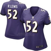Camiseta Baltimore Ravens R.Lewis Violeta Nike Game NFL Mujer