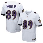 Camiseta Baltimore Ravens Smith Sr Nike Elite NFL Blanco Hombre