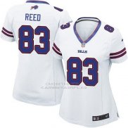 Camiseta Buffalo Bills Reed Blanco Nike Game NFL Mujer