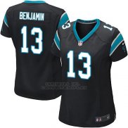 Camiseta Carolina Panthers Benjamin Negro Nike Game NFL Mujer
