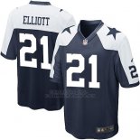 Camiseta Dallas Cowboys Elliott Negro Blanco Nike Game NFL Hombre