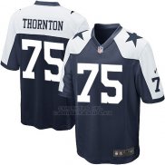 Camiseta Dallas Cowboys Thornton Negro Blanco Nike Game NFL Nino