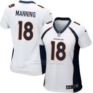 Camiseta Denver Broncos Manning Azul Nike Game NFL Oscuro Mujer